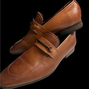 Tarocash Leather Men's Brown Loafers